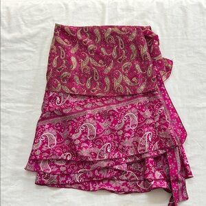 Vintage wrap skirt
